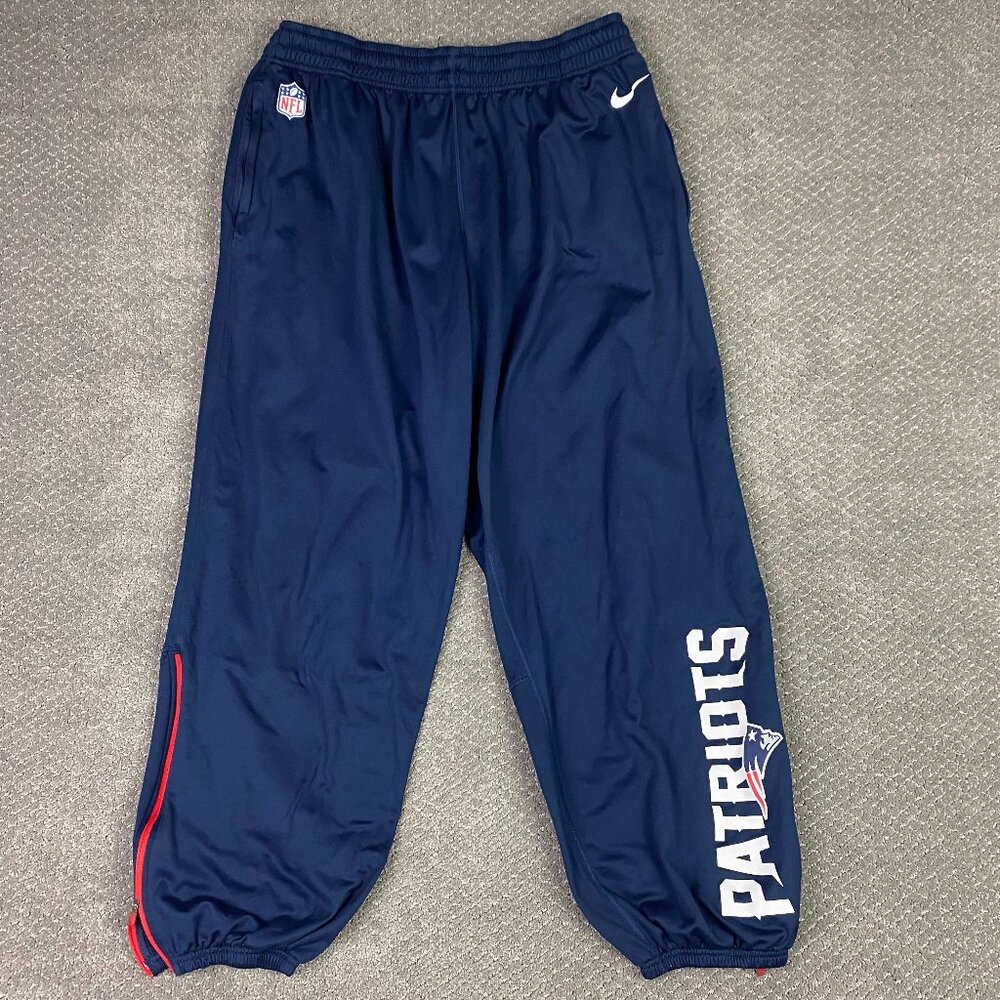Nike On Field New England Patriots Pants Men's 3XL Therma Dri Fit Sweatpants - Picture 1 of 16